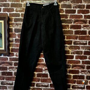 Vintage Tanya Jeanswear Black High Waisted Pleated Pants